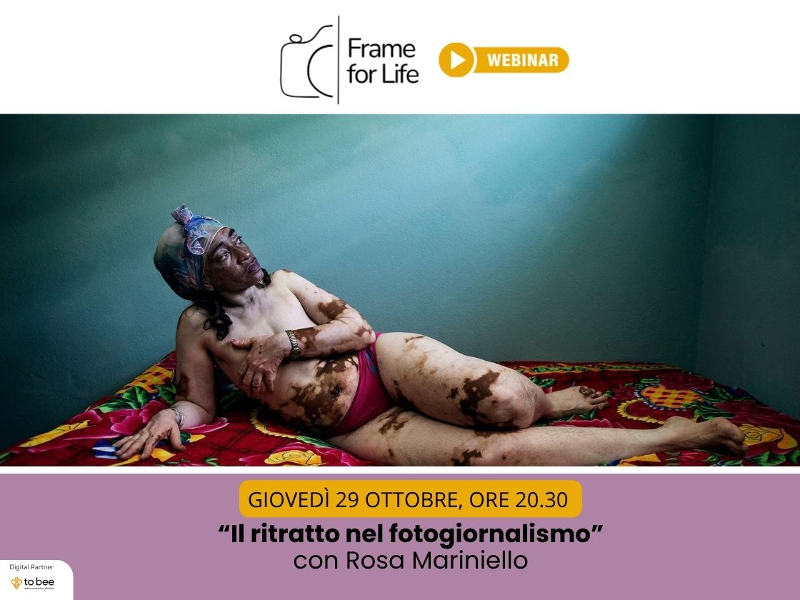 Webinar: il ritratto nel fotogiornalismo con Rosa Mariniello